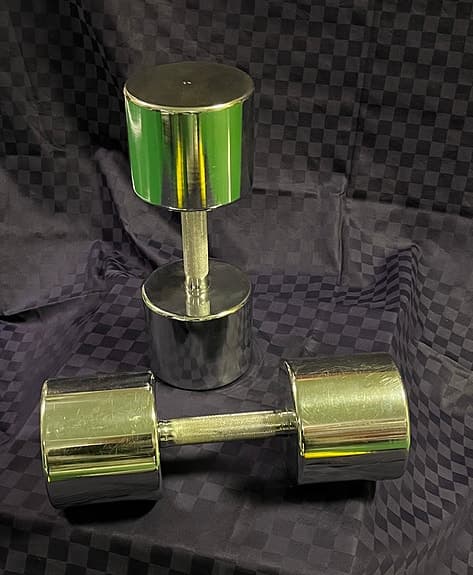 Kromade Hantlar 2x25 kg