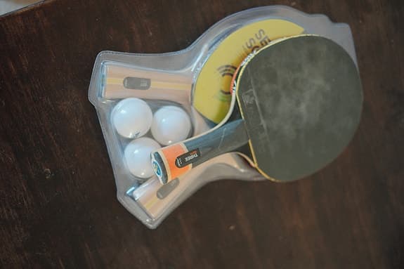 Stiga Set Sonic bordtennisset med racketar och bollar