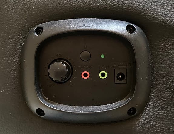 X Rocker gamingstolar ,golvmodell med ljud och LED-belysning svart