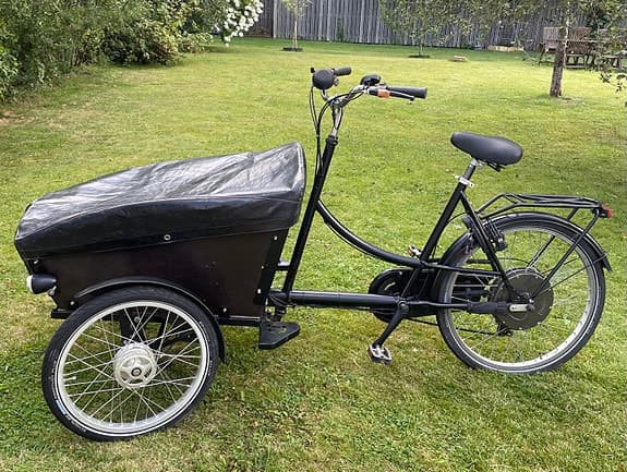 Eldriven lådcykel – Amii från svenska Cykelfabriken