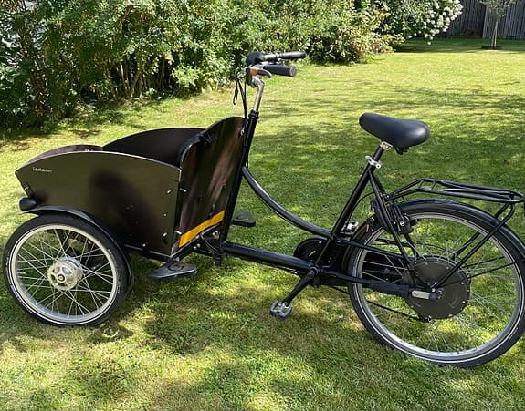 Eldriven lådcykel – Amii från svenska Cykelfabriken
