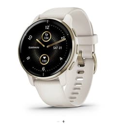 Garmin Venu 2 Plus – Guldfärgad/elfenbensvit, fint skick
