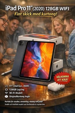 Apple iPad Pro surfplatta 128 GB