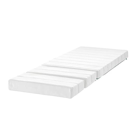IKEA juniorsäng med madrass brun trä/ OÖPPNAD !!!
