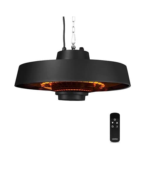 Hängande terrassvärmare Vonroc 2000W
