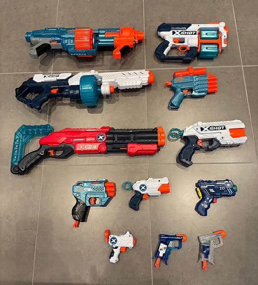 Nerf leksaksvapen set