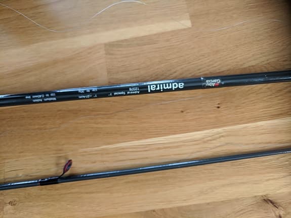 Admiral 500 fiskespö med Cardinal C3 880 haspelrulle svart