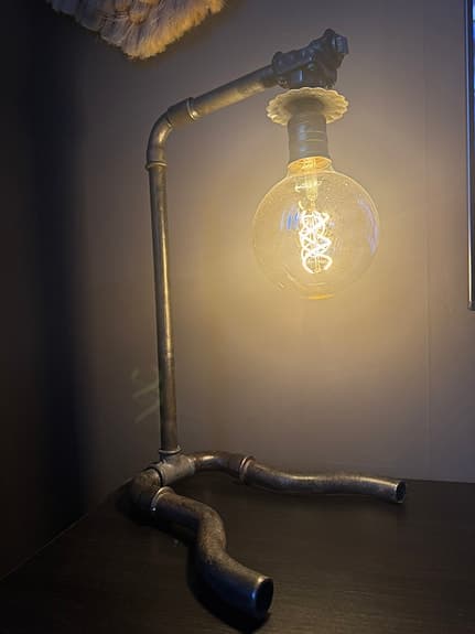 Lampa i industridesign