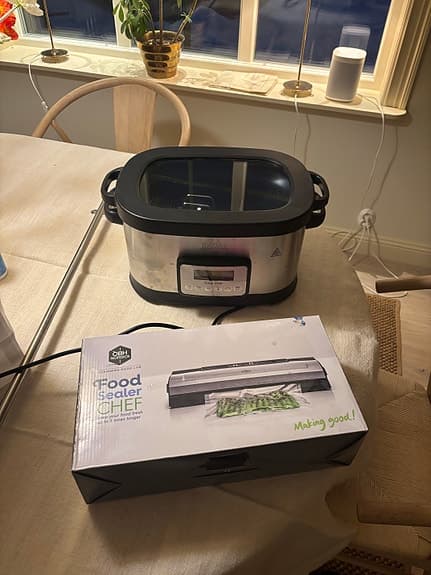 Sous Vide + vakuumförpackare