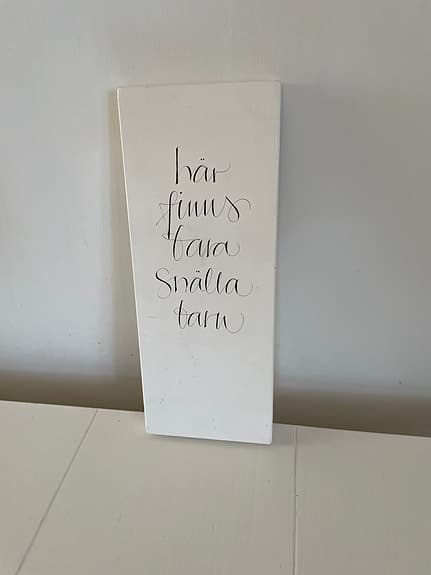 Ylva Skarp handmålad tavla