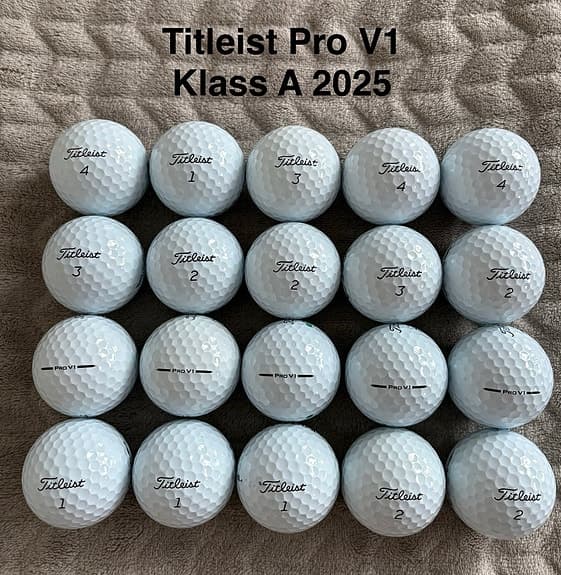 Golfbollar - 20st Titleist ProV1/V1x 2025 Klass A