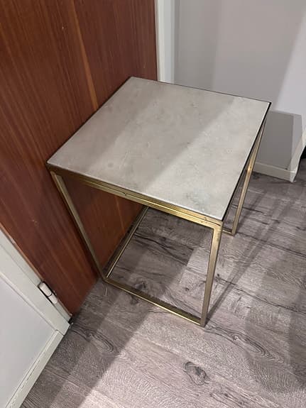 Bord äkta marmor skiva