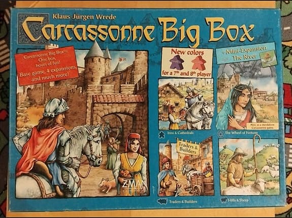 Carcassonne Big Box 5 – Komplett – Z-Man Games – C1 Edition – Mycket fint skick