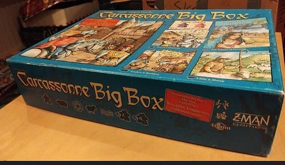 Carcassonne Big Box 5 – Komplett – Z-Man Games – C1 Edition – Mycket fint skick