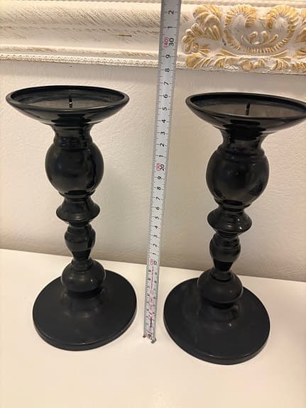 IKEA ljusstakar svarta