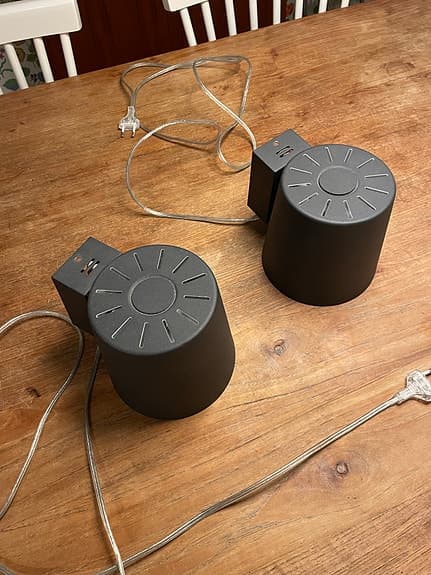 Mattsvart Vägg/sänglampa Markslöjd