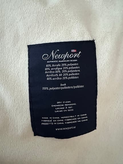 Newport whistler pläd polar bear