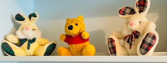 Mjukisdjur nallebjörnar blandade färger