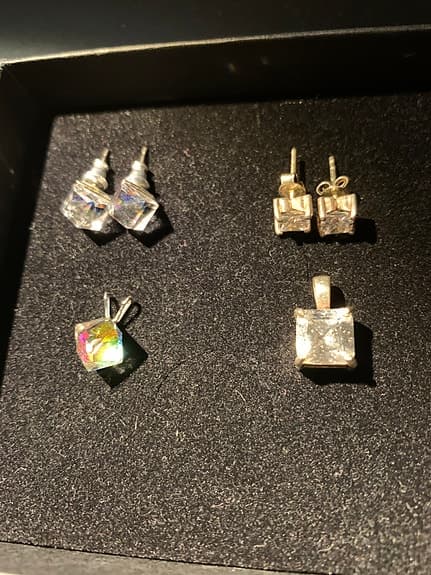 Örhängen, berlock, Blomdahls titanstift