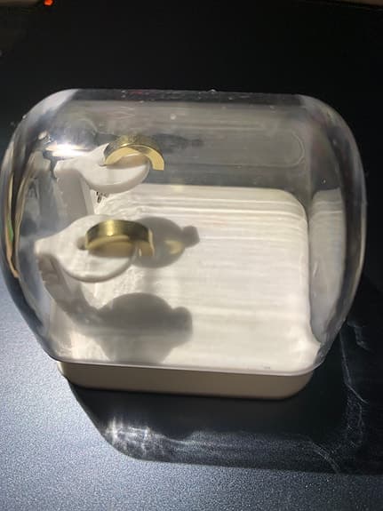 Örhängen, berlock, Blomdahls titanstift