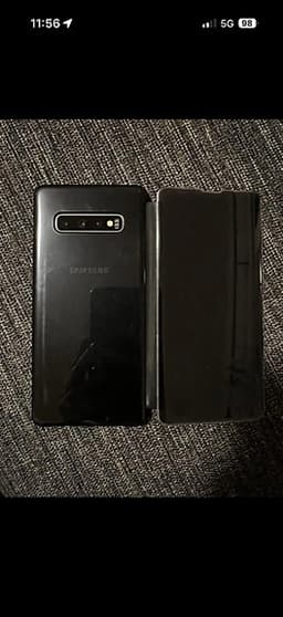 Samsung Galaxy S10 mobiltelefon svart