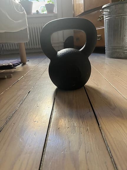 Kettlebell svart 16 kg