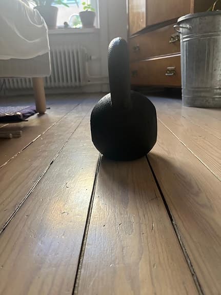 Kettlebell svart 16 kg