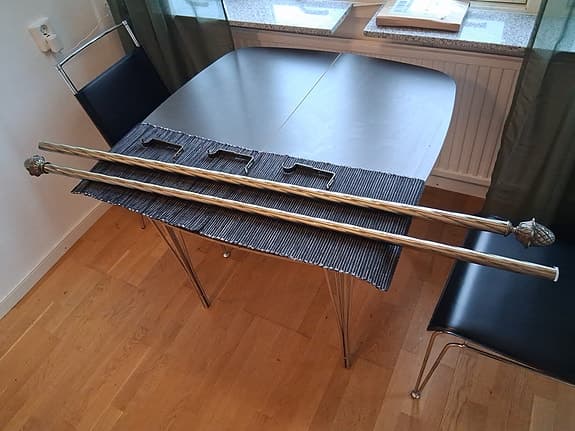 Gardinstång i mässing 280cm MAX
