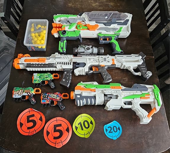 NERF leksaksvapen set
