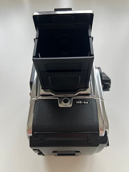 Hasselblad 201F + magasin A12-6x6 film