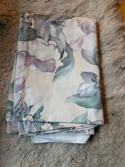 Engelsk design tyg Vintage Blomstermotiv