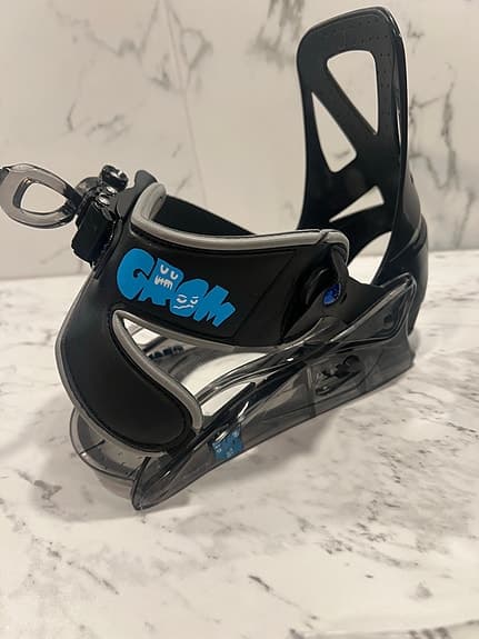 Burton Grom snowboardbindningar svart
