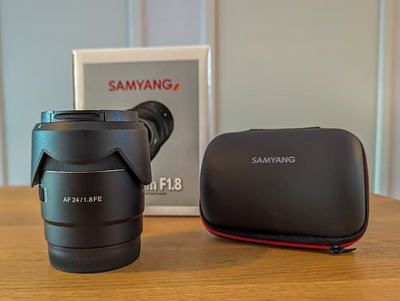 Samyang AF 24mm f/1,8 FE för Sony - använt ett fåtal gånger
