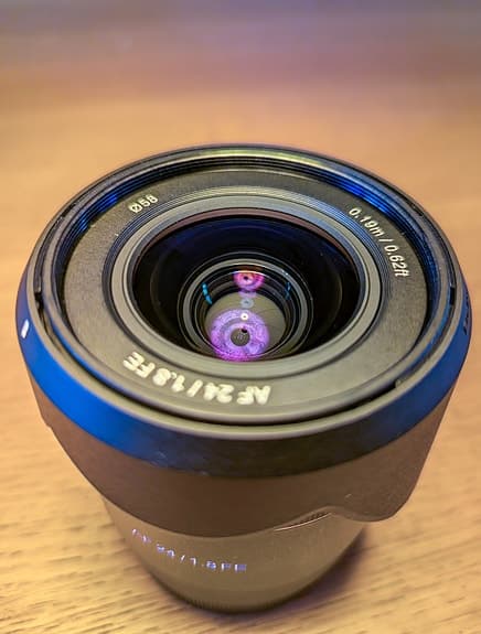 Samyang AF 24mm f/1,8 FE för Sony - använt ett fåtal gånger