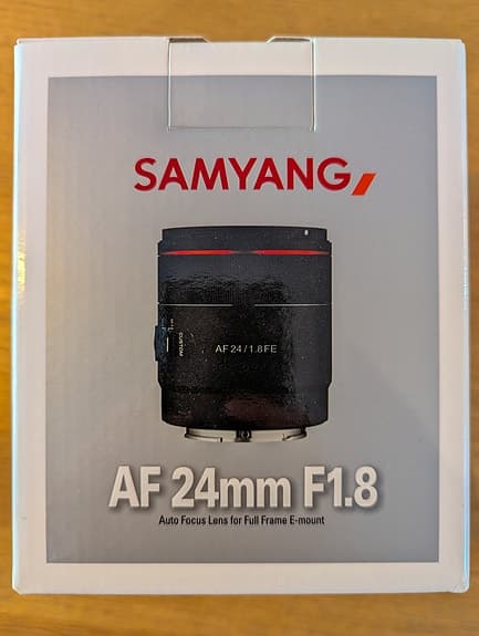 Samyang AF 24mm f/1,8 FE för Sony - använt ett fåtal gånger