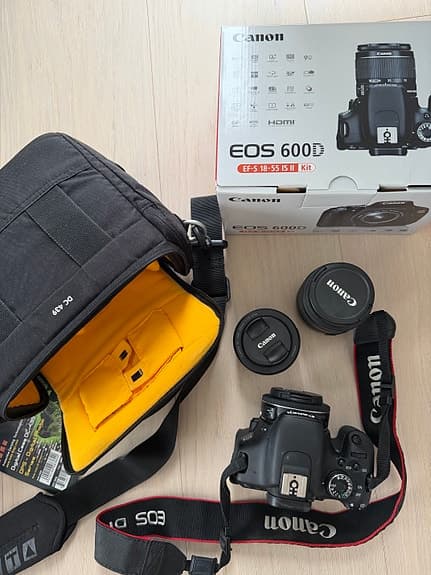 Canon EOS 600D Creator Kit – 3 objektiv inkl. 24mm Pancake & 50mm f/1.8