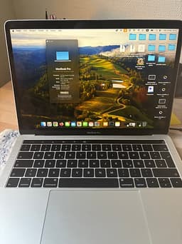 Apple MacBook Pro laptop 13 tum silver 2019 touch bar
