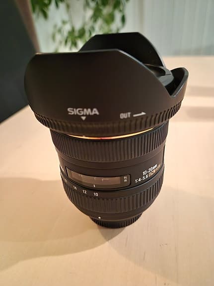 Sigma 10-20mm F4-5.6 EX DC vidvinkel