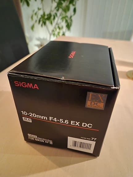 Sigma 10-20mm F4-5.6 EX DC vidvinkel