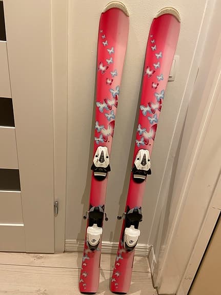 Tecno Pro SL70 AC barnskidor med bindningar rosa