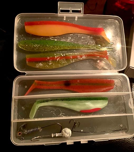 Fiskedrag jiggar beten