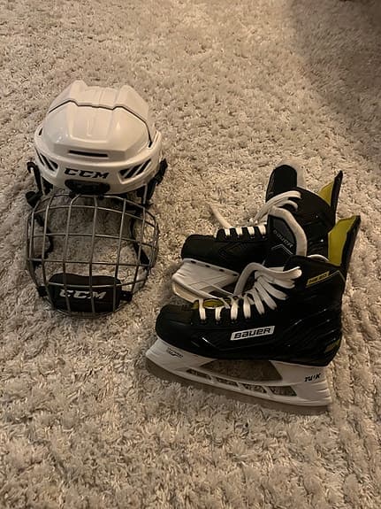 Bauer ishockeyskridskor storlek 37 barn