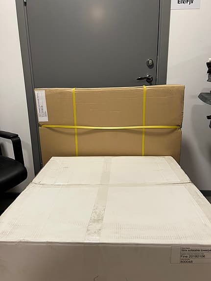 Soffbord med cement skiva (Nytt i kartong)