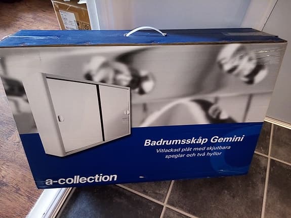 A-collection Gemini badrumsskåp med speglar