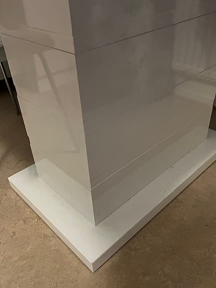 Vit Matbord 180 cm