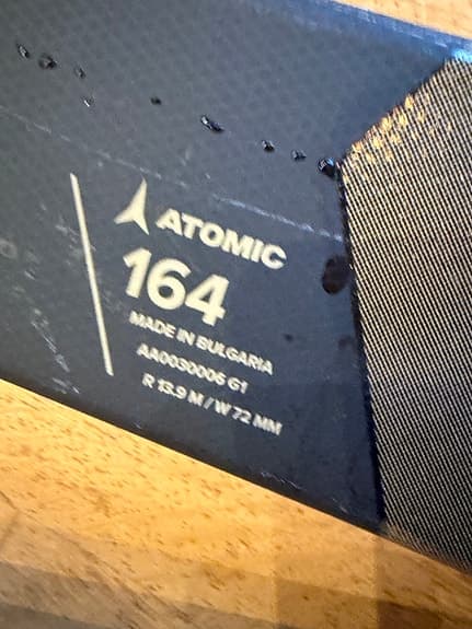 Atomic Cloud C9 alpinskidor 164 cm svart