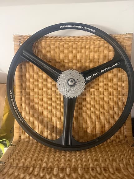 Bike Brake magnesiumnav cykelhjul 3-ekrad svart