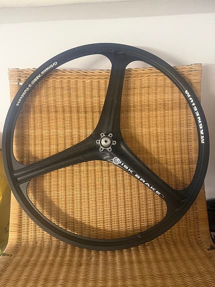 Bike Brake magnesiumnav cykelhjul 3-ekrad svart