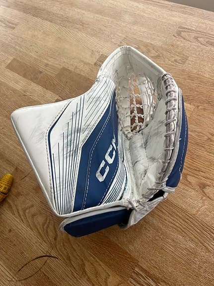 CCM Flex målvaktsplock blå vit JR