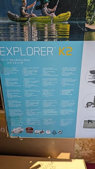 Explorer K2 - Two Persons inflatable Kayak